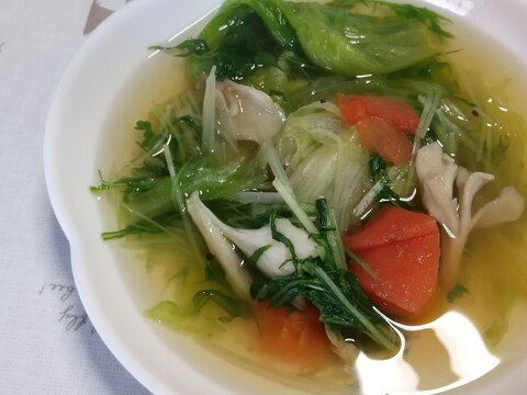 簡単野菜たっぷりスープ